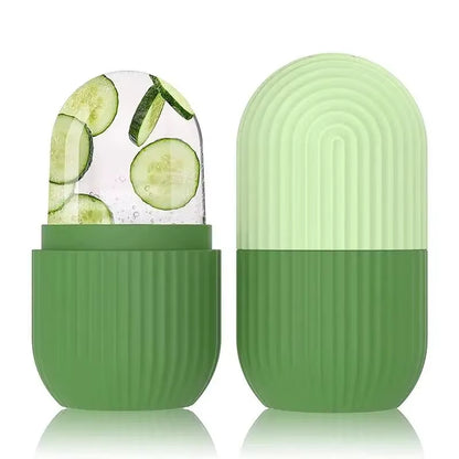 Silicone Ice Cube Trays for Beauty: Lifting Ice Ball Face Massager and Contouring Eye Roller for Facial Treatment and Acne Reduction