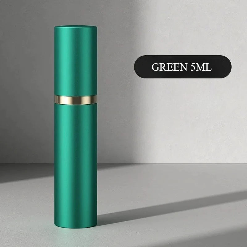 Mini Bottom Filling Perfume Spray Dispenser Bottles - 10ml & 5ml Refillable Atomizers for Cosmetics - Portable Liquid Containers