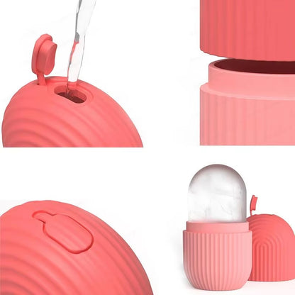 Silicone Ice Cube Trays for Beauty: Lifting Ice Ball Face Massager and Contouring Eye Roller for Facial Treatment and Acne Reduction