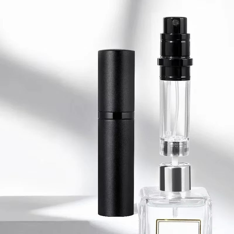 Mini Bottom Filling Perfume Spray Dispenser Bottles - 10ml & 5ml Refillable Atomizers for Cosmetics - Portable Liquid Containers