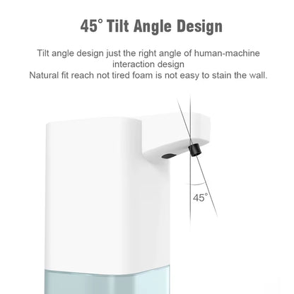 Automatic Touchless Liquid Soap Dispenser with Infrared Sensor - Smart Foam Machine with USB Charging