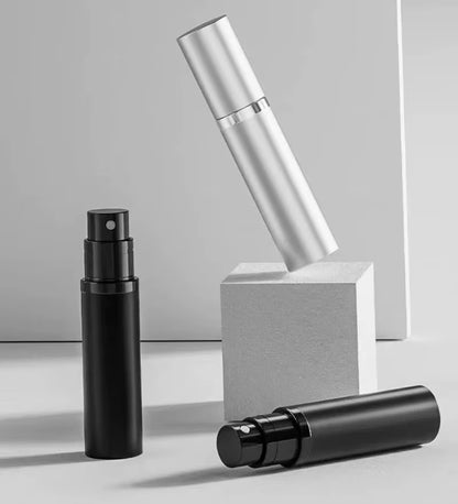 Mini Bottom Filling Perfume Spray Dispenser Bottles - 10ml & 5ml Refillable Atomizers for Cosmetics - Portable Liquid Containers
