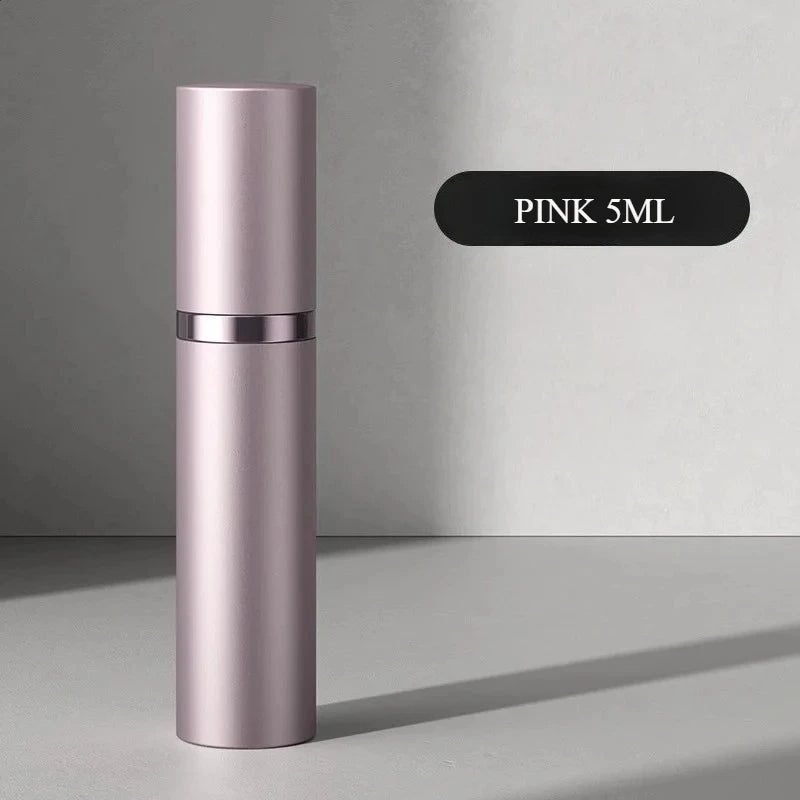 Mini Bottom Filling Perfume Spray Dispenser Bottles - 10ml & 5ml Refillable Atomizers for Cosmetics - Portable Liquid Containers
