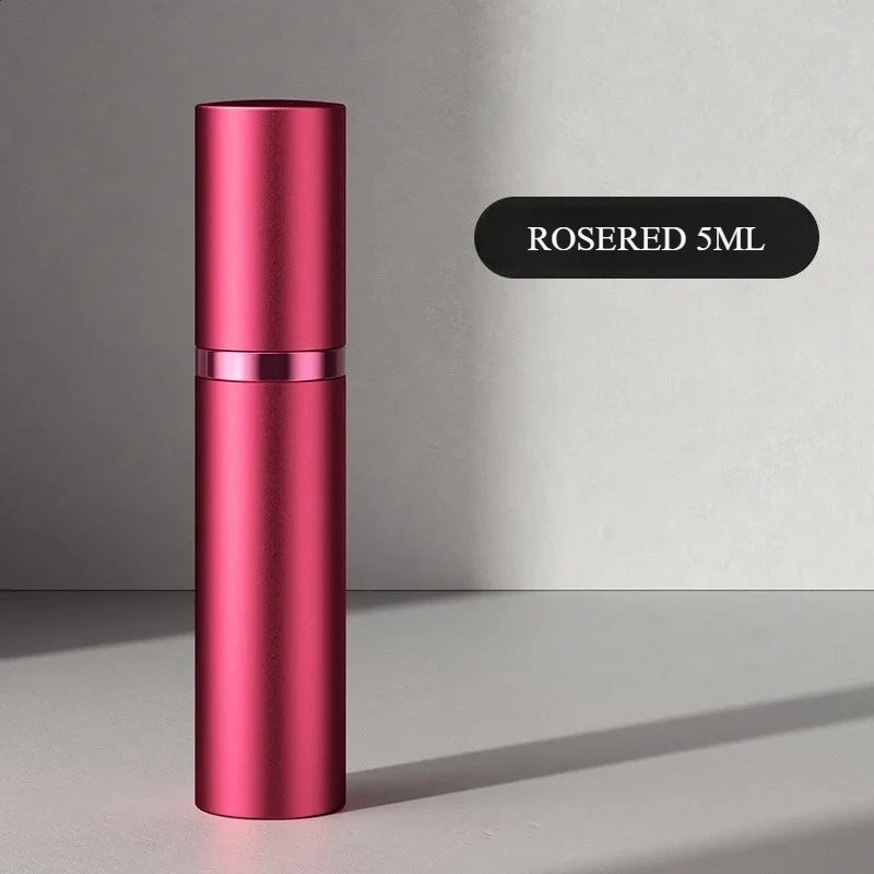 Mini Bottom Filling Perfume Spray Dispenser Bottles - 10ml & 5ml Refillable Atomizers for Cosmetics - Portable Liquid Containers