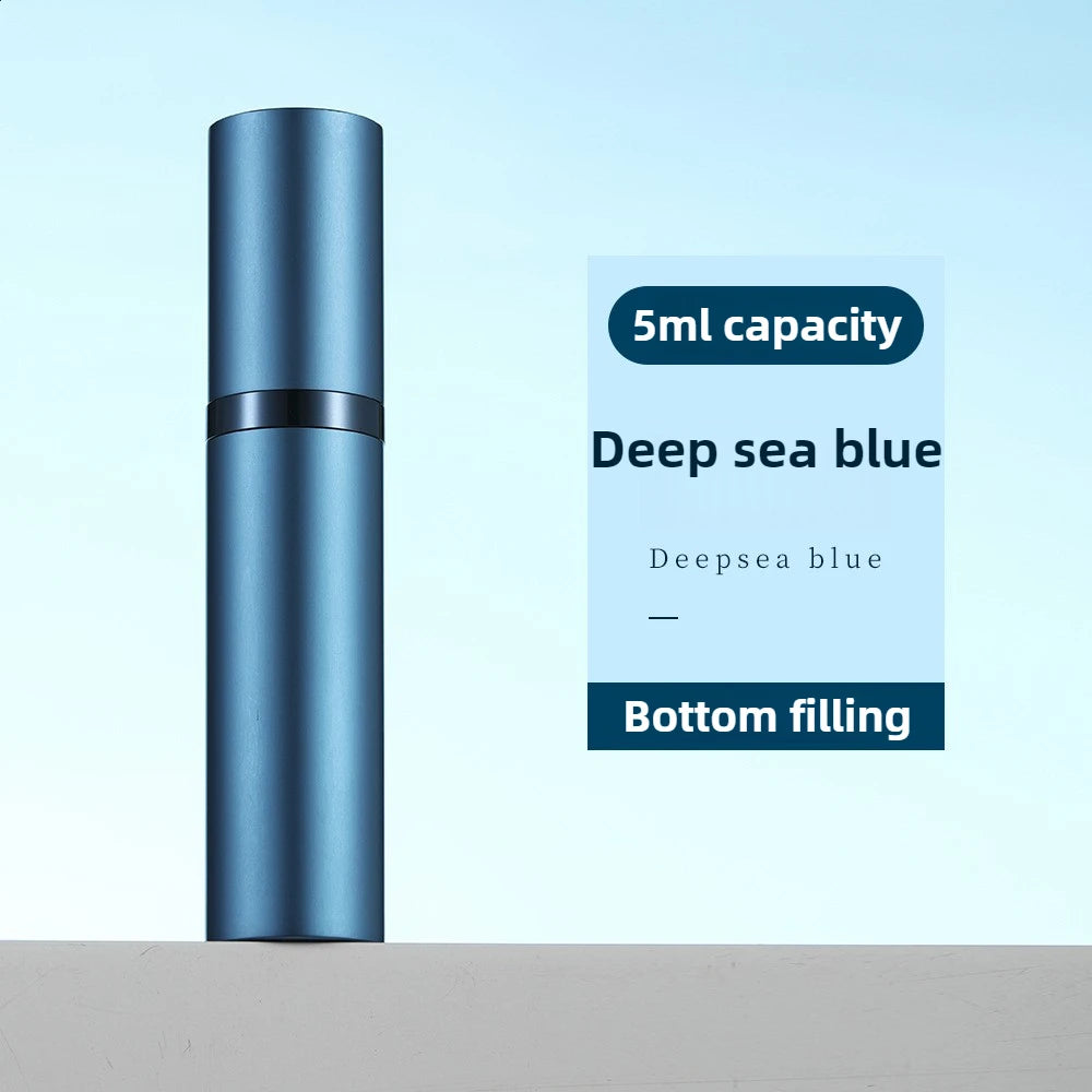 Mini Bottom Filling Perfume Spray Dispenser Bottles - 10ml & 5ml Refillable Atomizers for Cosmetics - Portable Liquid Containers