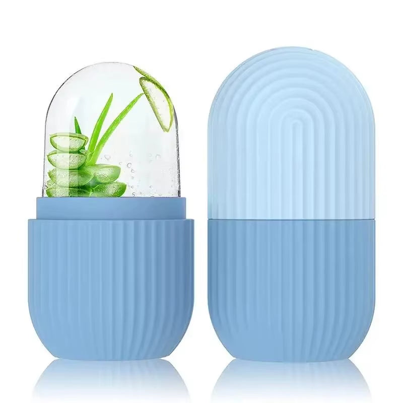 Silicone Ice Cube Trays for Beauty: Lifting Ice Ball Face Massager and Contouring Eye Roller for Facial Treatment and Acne Reduction