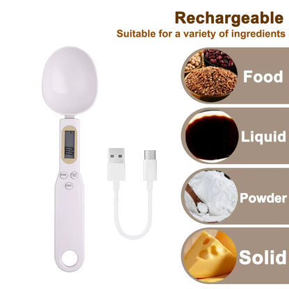 Scoop It Right! 🌟 500G Digital Measuring Spoon with LCD Display - Your Ultimate Kitchen Companion for Perfect Portions! 🍽️✨