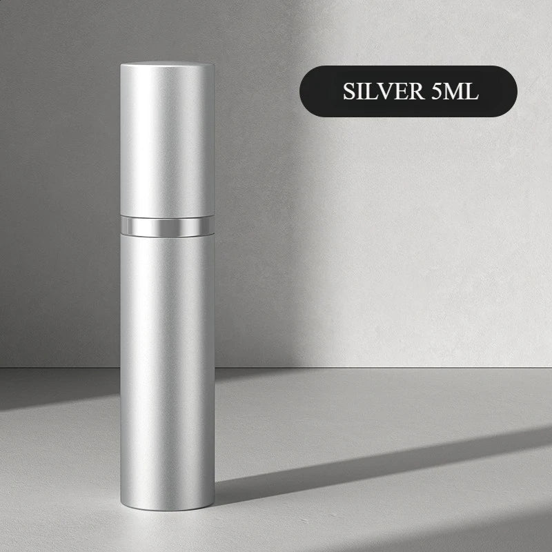Mini Bottom Filling Perfume Spray Dispenser Bottles - 10ml & 5ml Refillable Atomizers for Cosmetics - Portable Liquid Containers