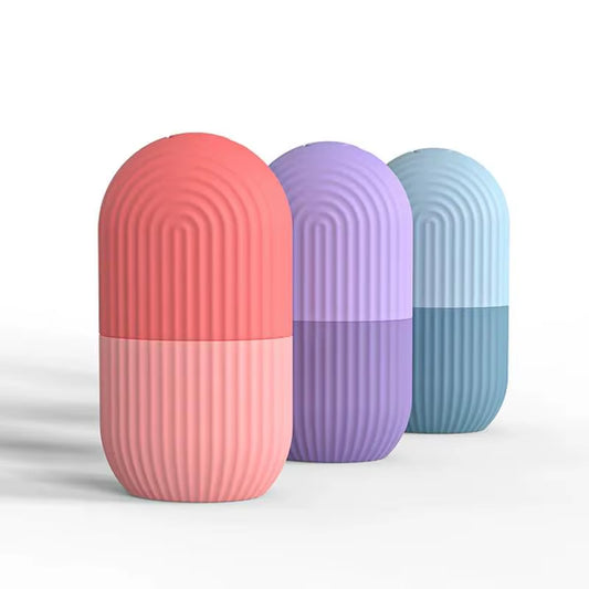 Silicone Ice Cube Trays for Beauty: Lifting Ice Ball Face Massager and Contouring Eye Roller for Facial Treatment and Acne Reduction