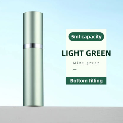 Mini Bottom Filling Perfume Spray Dispenser Bottles - 10ml & 5ml Refillable Atomizers for Cosmetics - Portable Liquid Containers