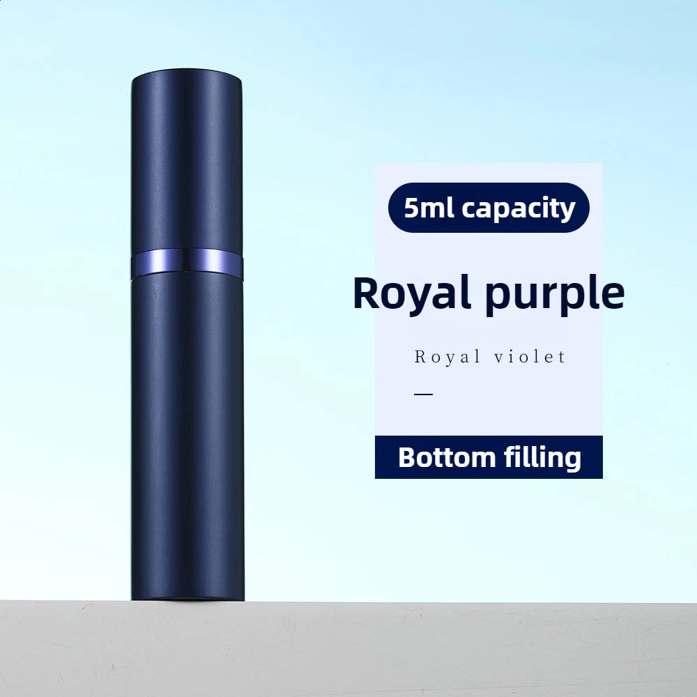 Mini Bottom Filling Perfume Spray Dispenser Bottles - 10ml & 5ml Refillable Atomizers for Cosmetics - Portable Liquid Containers
