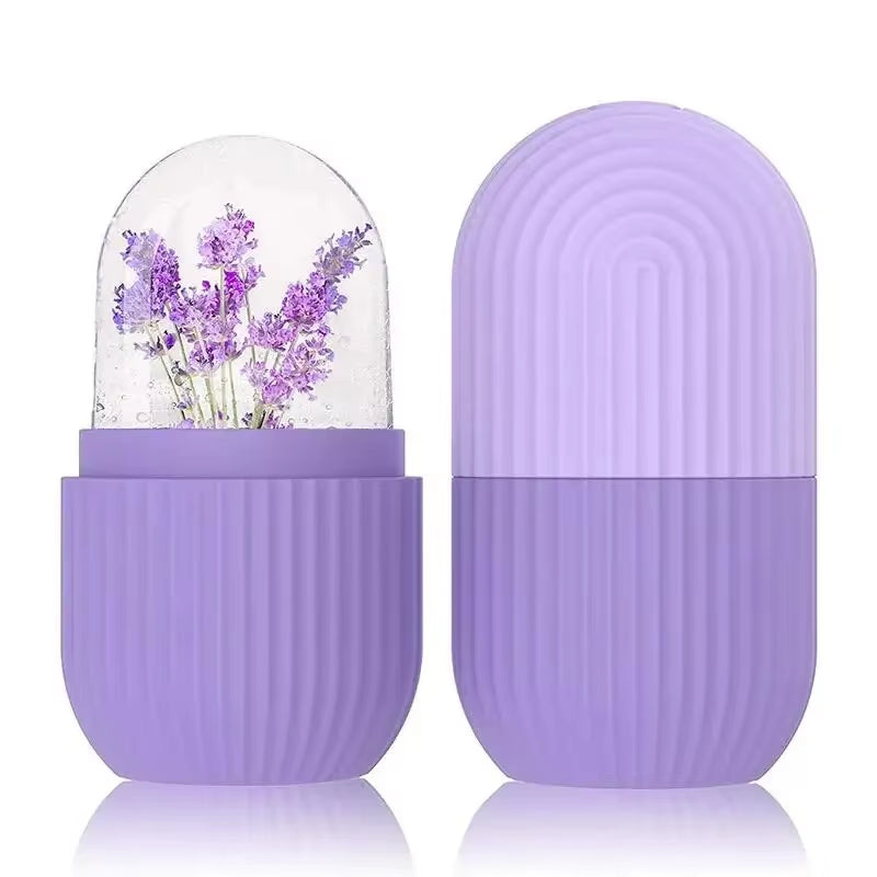 Silicone Ice Cube Trays for Beauty: Lifting Ice Ball Face Massager and Contouring Eye Roller for Facial Treatment and Acne Reduction