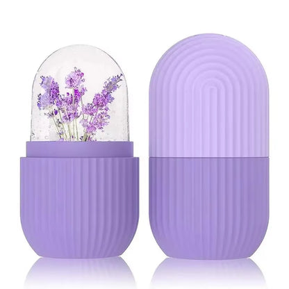 Silicone Ice Cube Trays for Beauty: Lifting Ice Ball Face Massager and Contouring Eye Roller for Facial Treatment and Acne Reduction